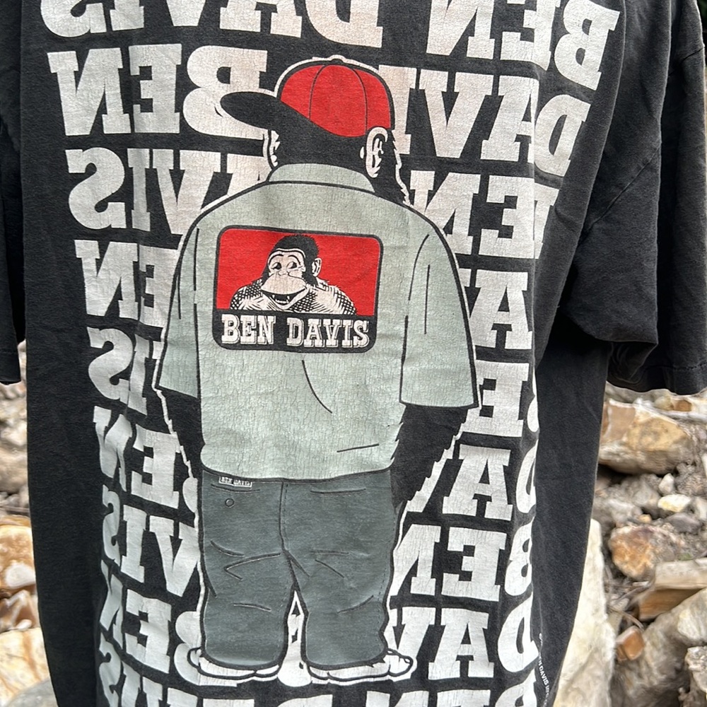 Ben Davis 1996 rare retro vintage classic graphic on both sides men’s t-shirt XL - Picture 2 of 12